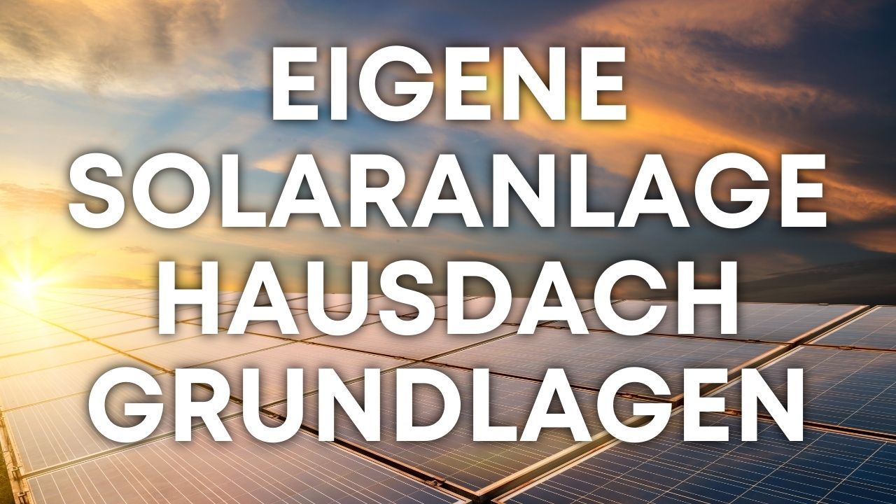 Solaranlage Hausdach Balkonanlage
